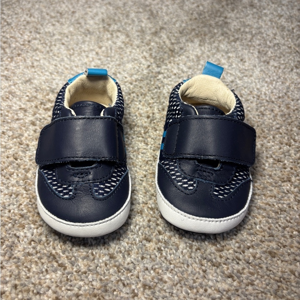 ROBEEZ First Kicks boys shoes Finn Navy 0-3 months first walkers - Picture 2 of 6
